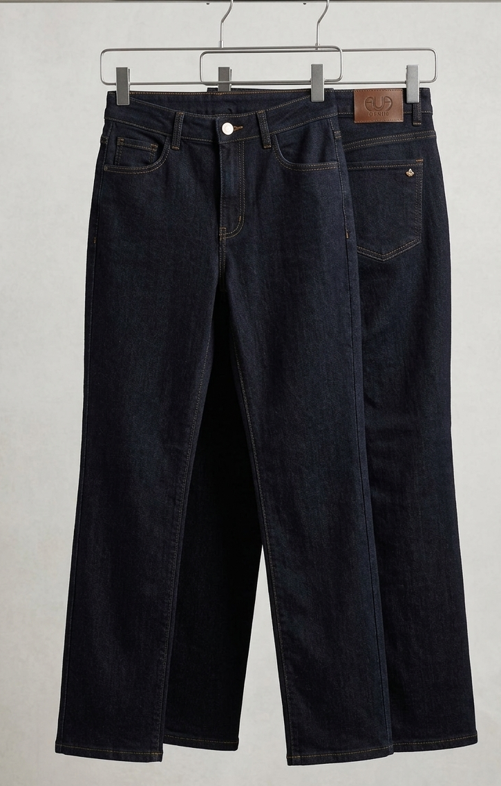 Jean Blue-Black Recto Articulo T012 en percha